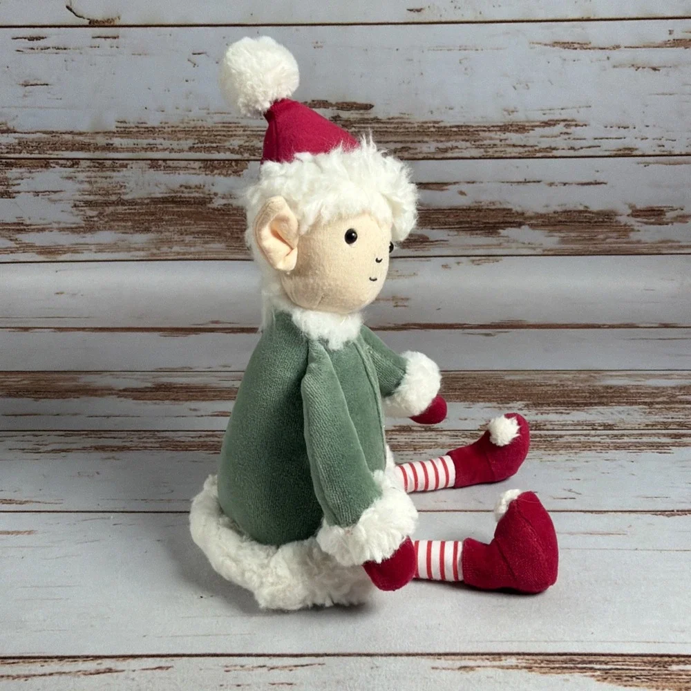 Jellycat Leffy Elf Plush Christmas Holiday Stuffed Toy 13